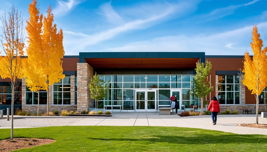 Community health center in Alberta interacting with local residents