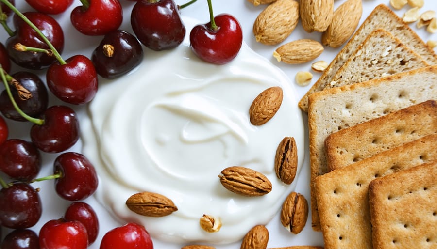 Collection of healthy foods known to promote better sleep