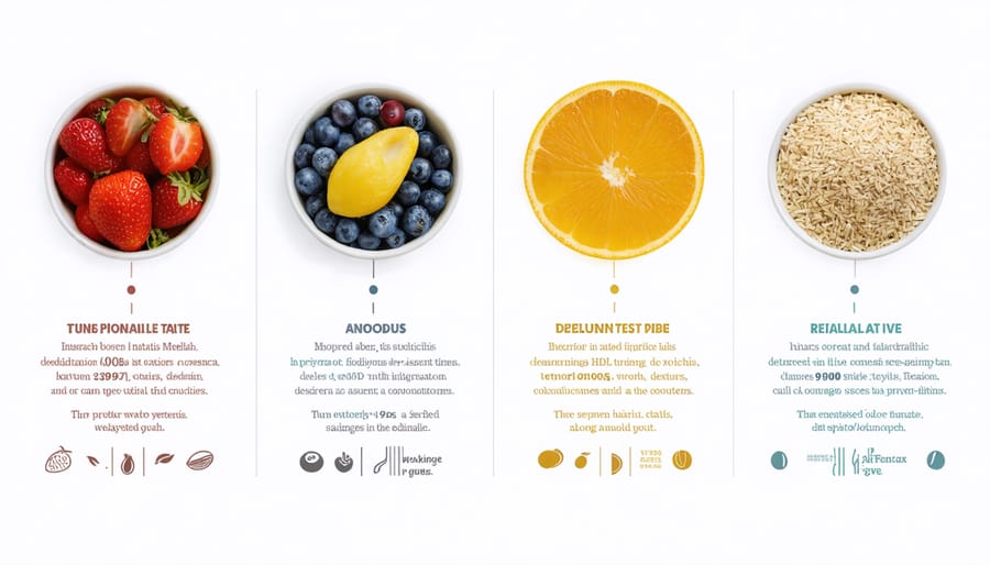 Visual guide showing how nutrition label elements adapt for different health needs