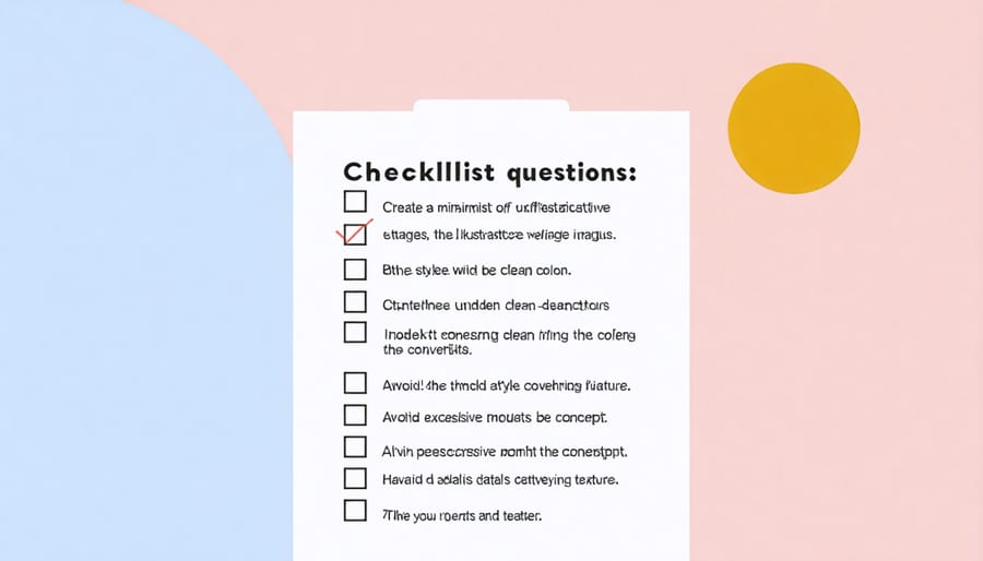 Illustrated checklist of important questions to ask doctors about birth control with Crohn's disease