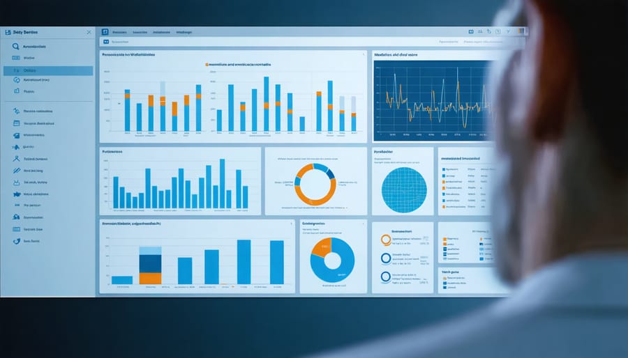 R-powered dashboard displaying patient-specific drug response predictions and genomic data